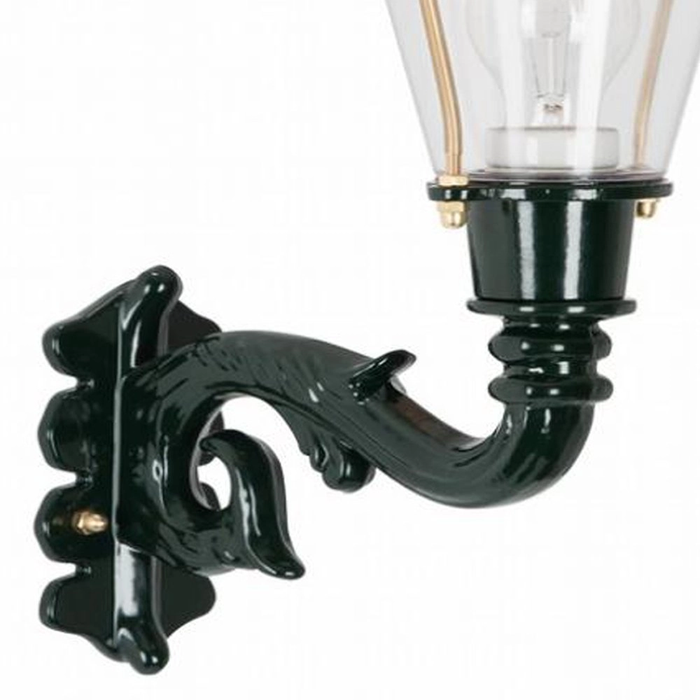 Wandlamp nostalgie Hoorn zwart KS Verlichting 8714732120340