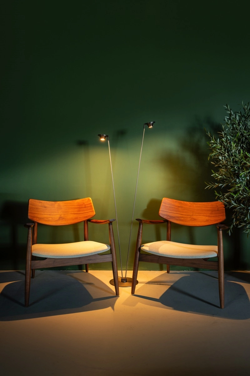 Moderne 2-lichts Angelique zwart nikkel ETH 8720195310877