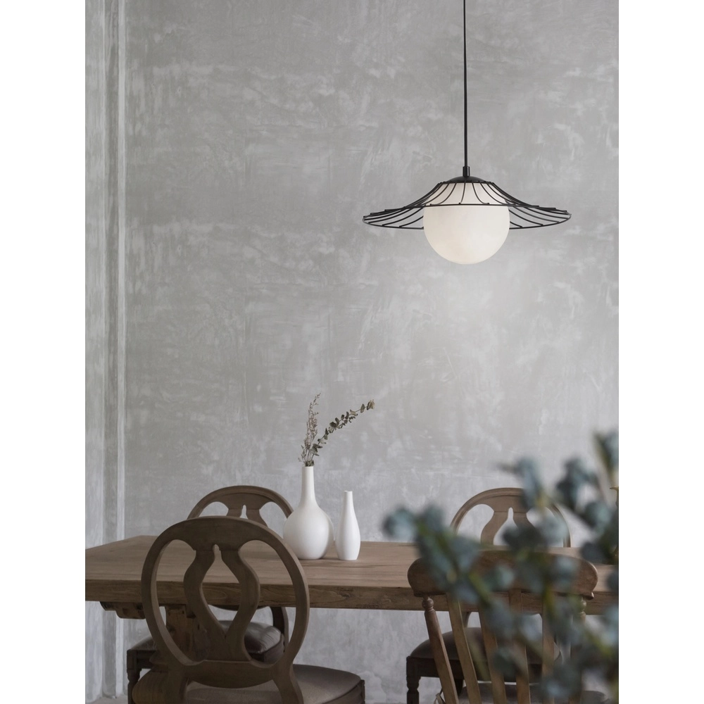 Zwarte hanglamp Fly Ø 36cm