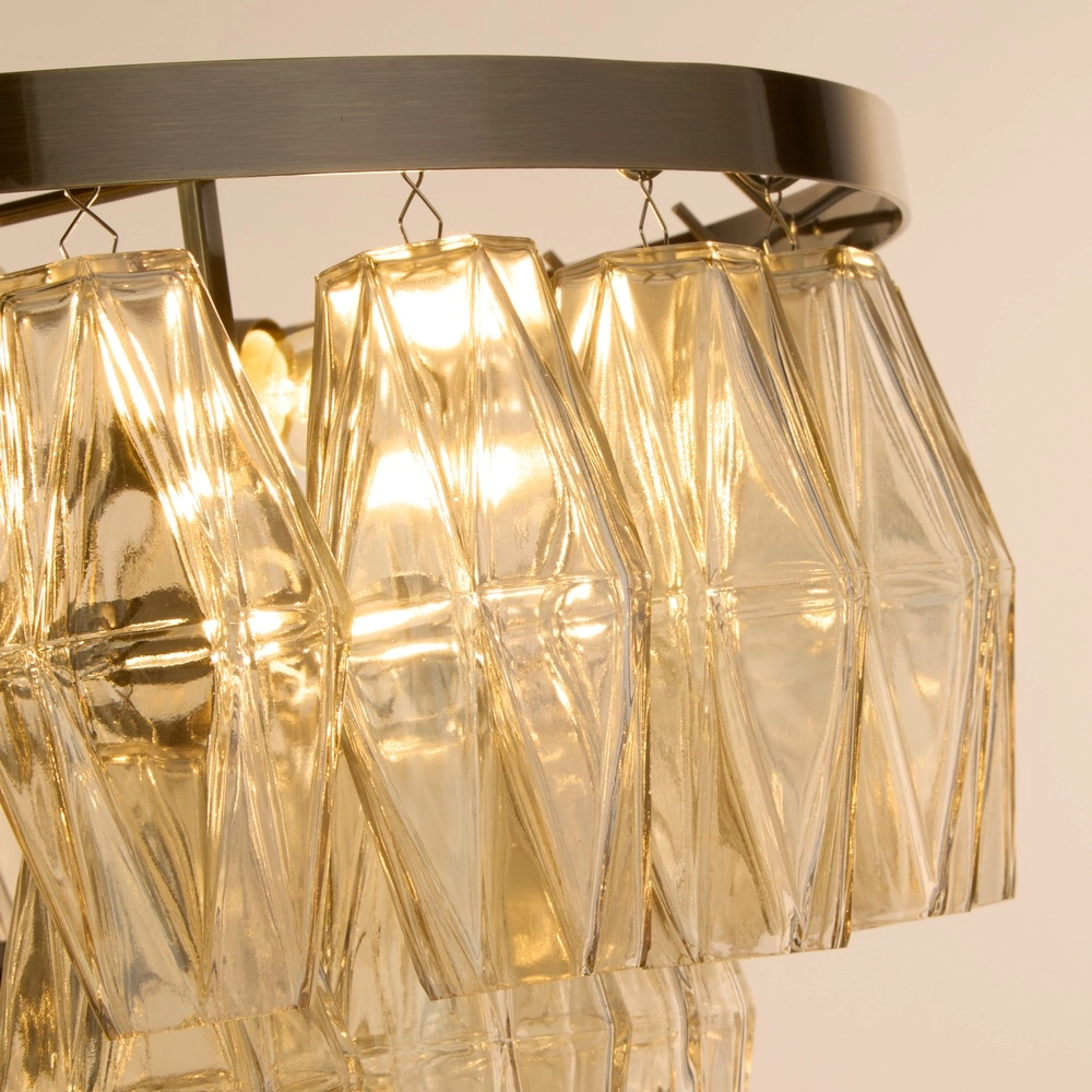Hanglamp Alba antiek messing Ø 48cm Searchlight 5,05342E+12