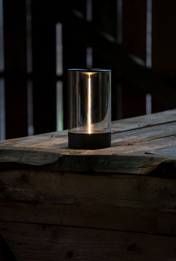 Oplaadbare lamp Edison M antraciet KonstSmide 7318307848373