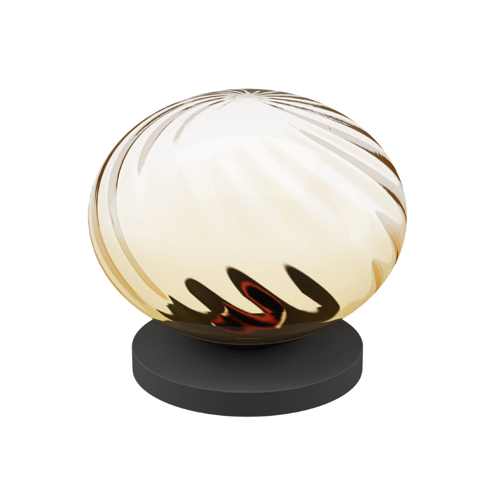 Tafellampje Pantoja zwart met CCT