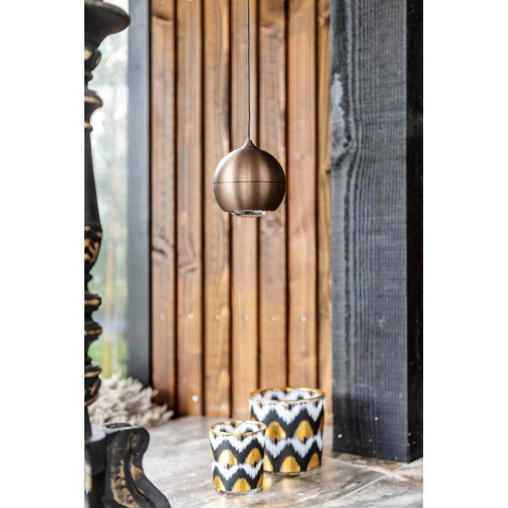 Hanglamp bol Miami brons Ø 10cm Artdelight 8720701102125