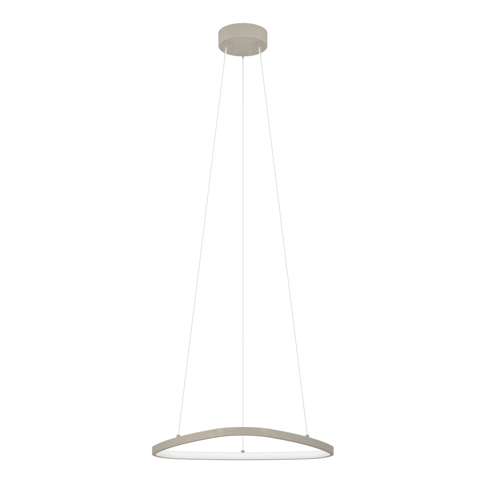 Moderne hanglamp Leporano zand bruin