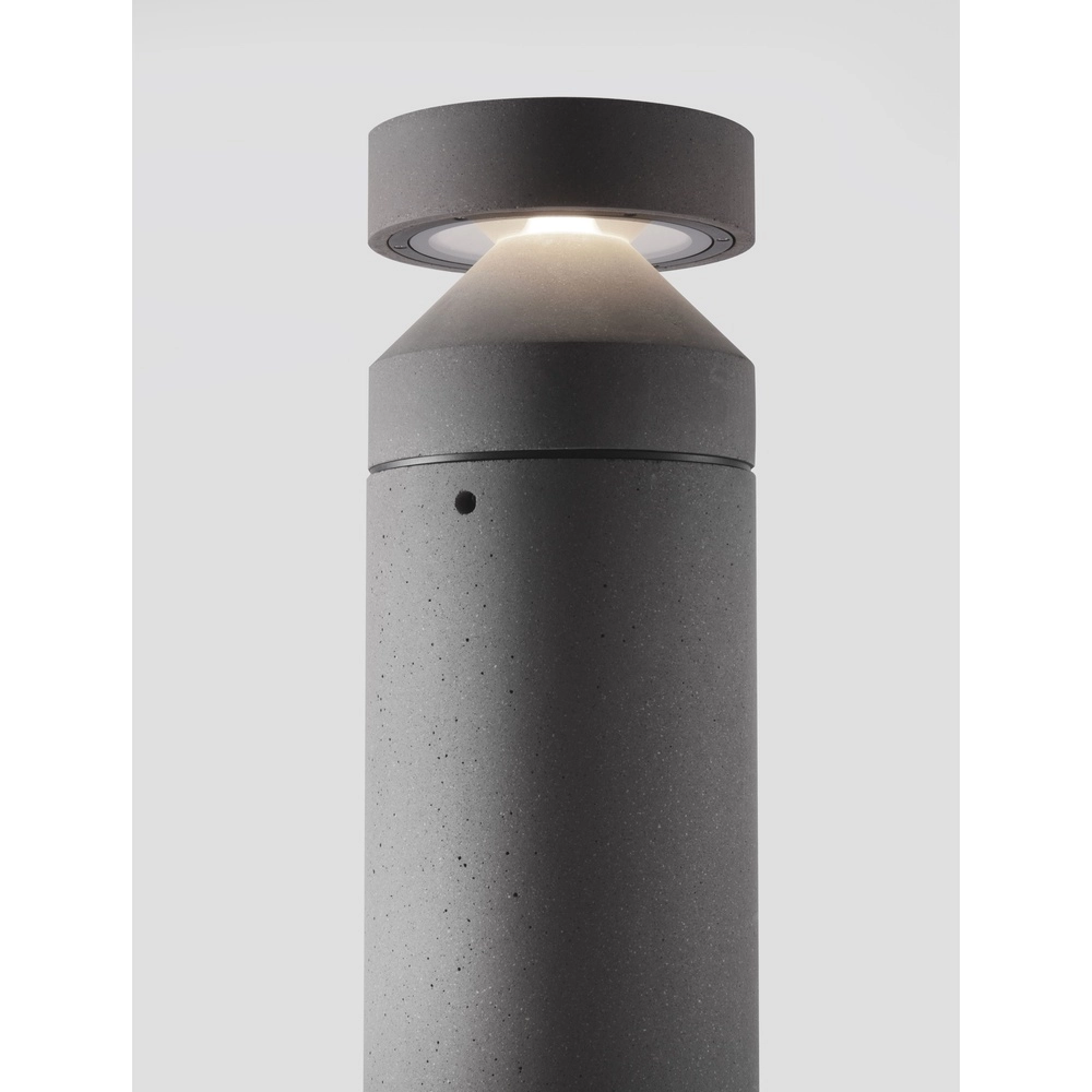 Strakke tuinlamp Navy betongrij 99,5cm Lyora 5212017454331