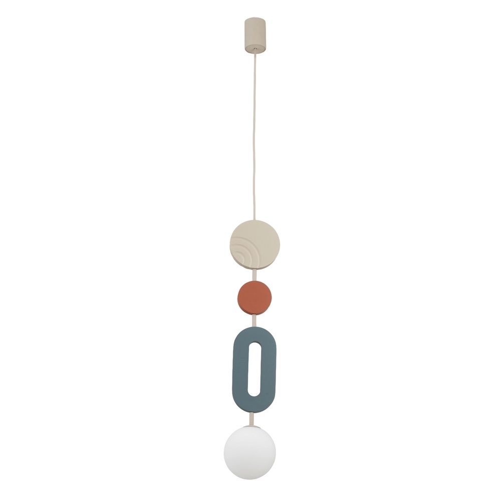 Unieke hanglamp Drops Color umbra blauw