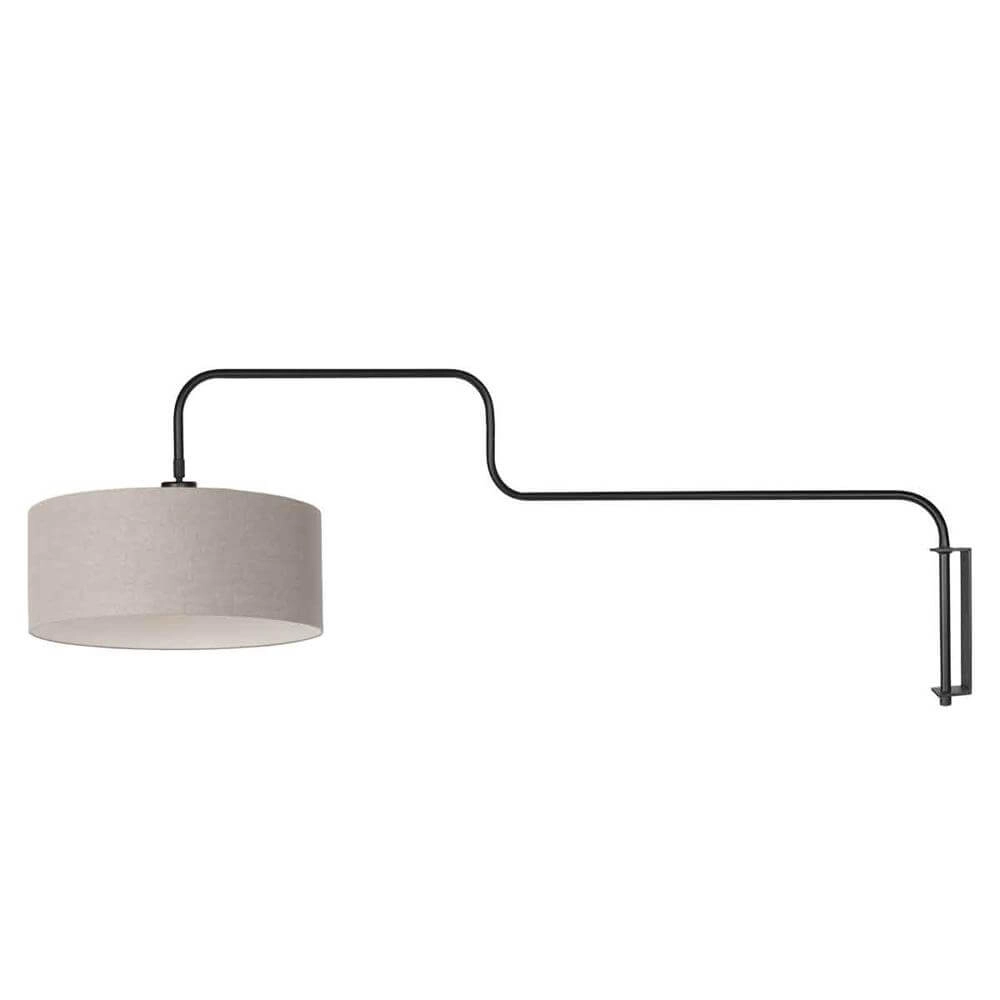 Wandlamp Bloeba zwart met grijs Steinhauer 8712746177060