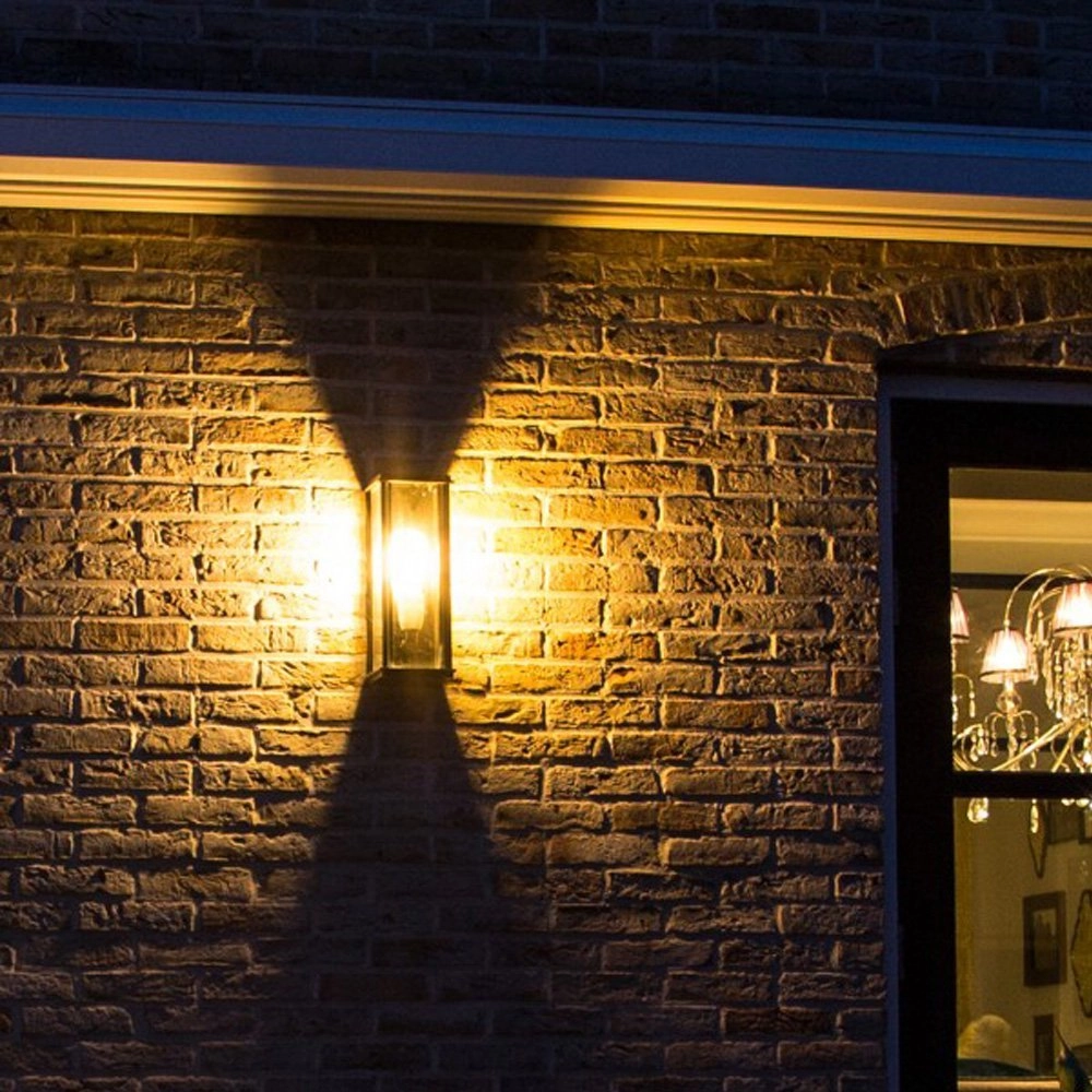 Stijlvolle buitenlamp Capital 35cm zwart KS Verlichting 8714732660204