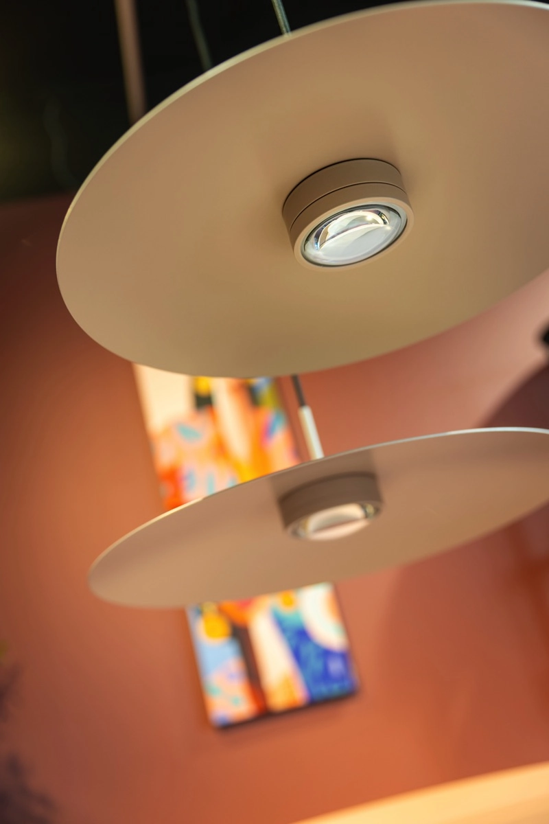 Strakke hanglamp Sanne Ø 40cm - zand ETH 8720195311010