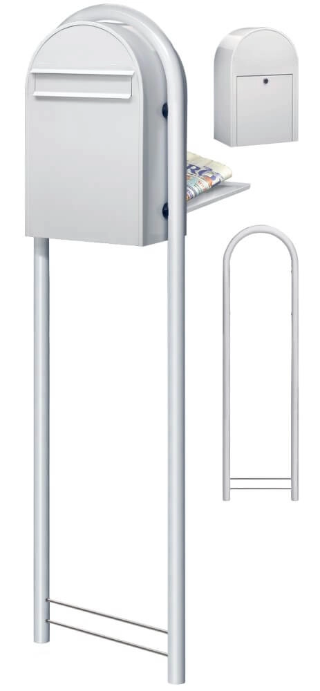 Brievenbus Classic B 9016 Wit Bobi 6417237006073