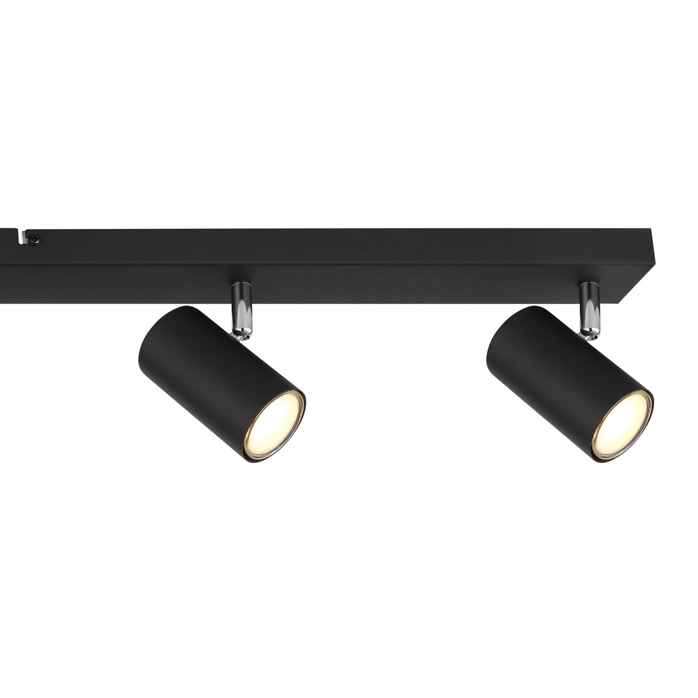 Plafondlamp 6-lichts Robby zwart Globo 9007371433599