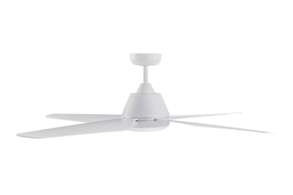 Plafondventilator met lamp Aria Led Ø 122cm wit IP55 Beacon 9333509129813