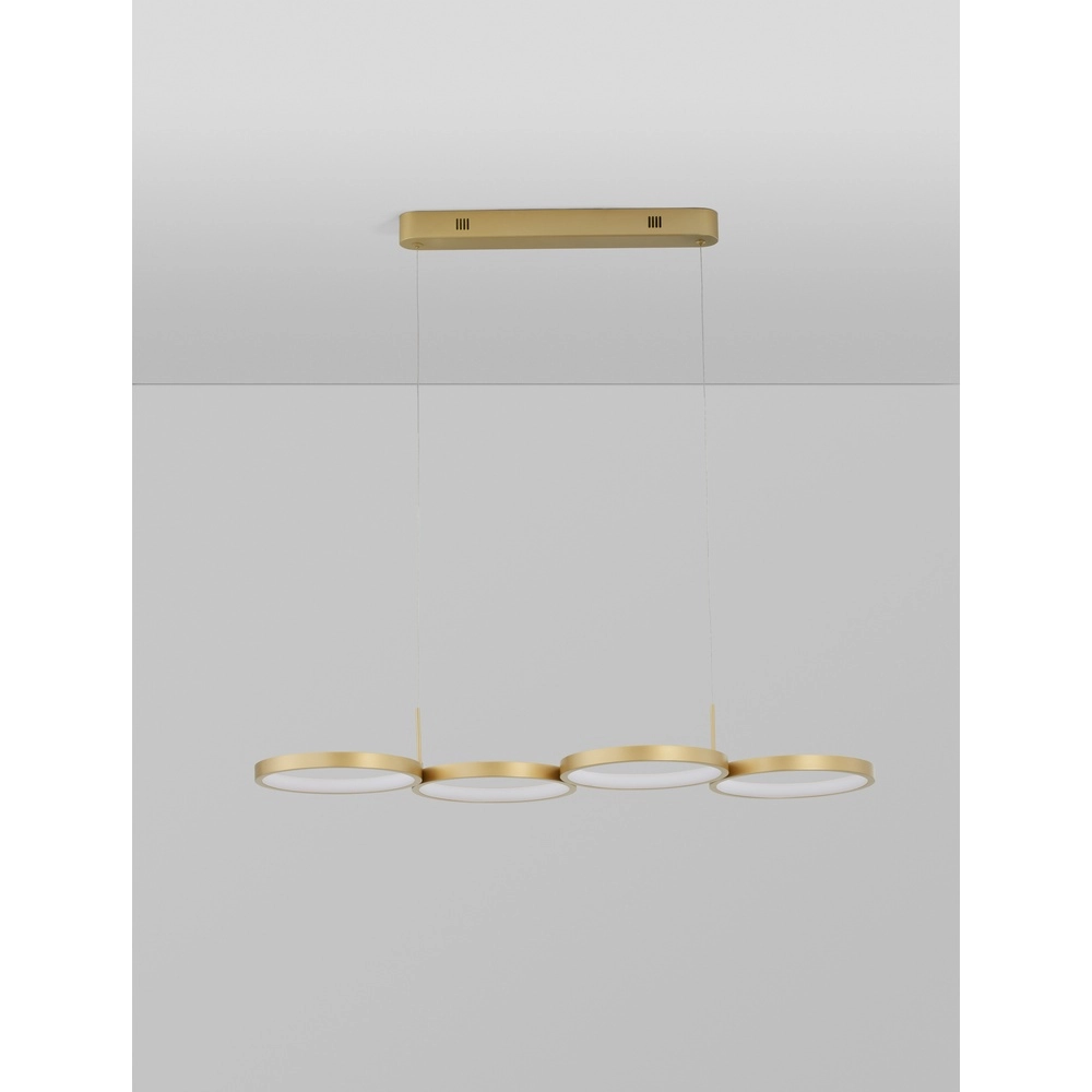 Moderne hanglamp Magnus goud 84cm Lyora 5212017433190