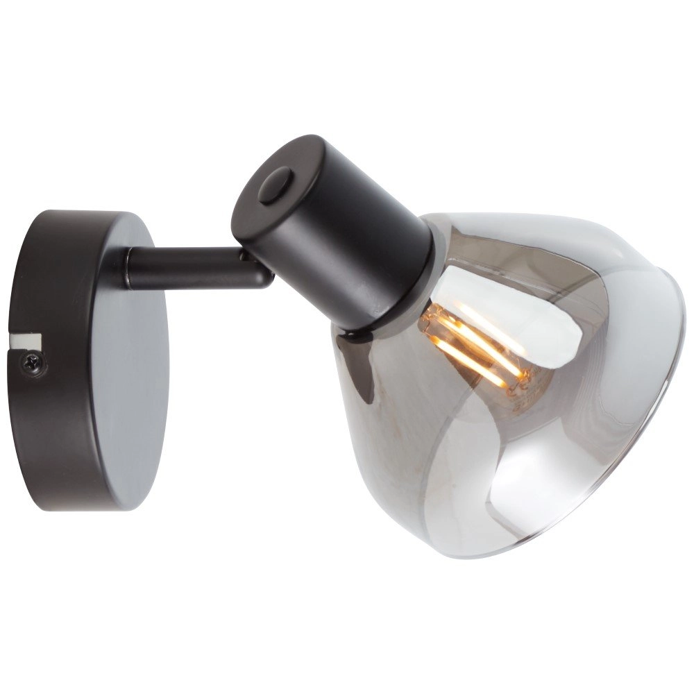 Zwarte wandlamp Reflekt Brilliant 4004353351716