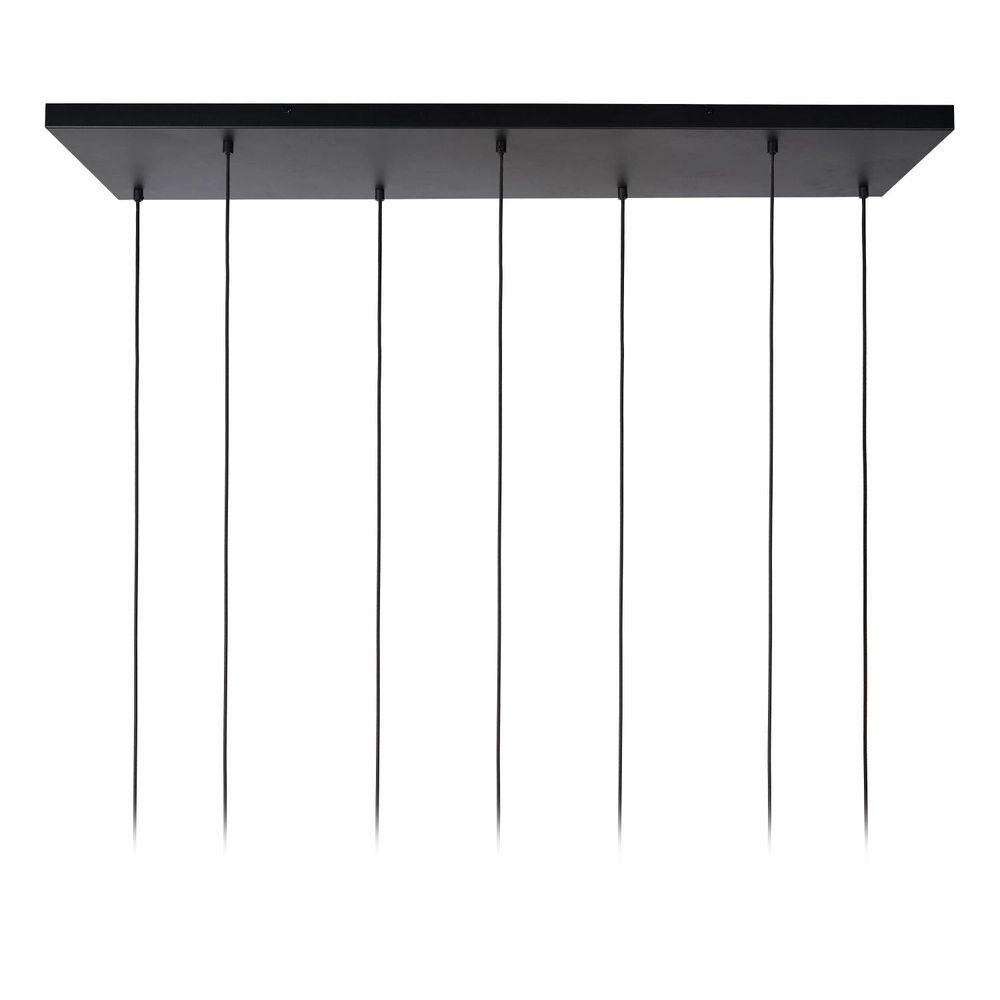 Hanglamp Maloto 7-lichts met amber glas Lucide 5411212451569