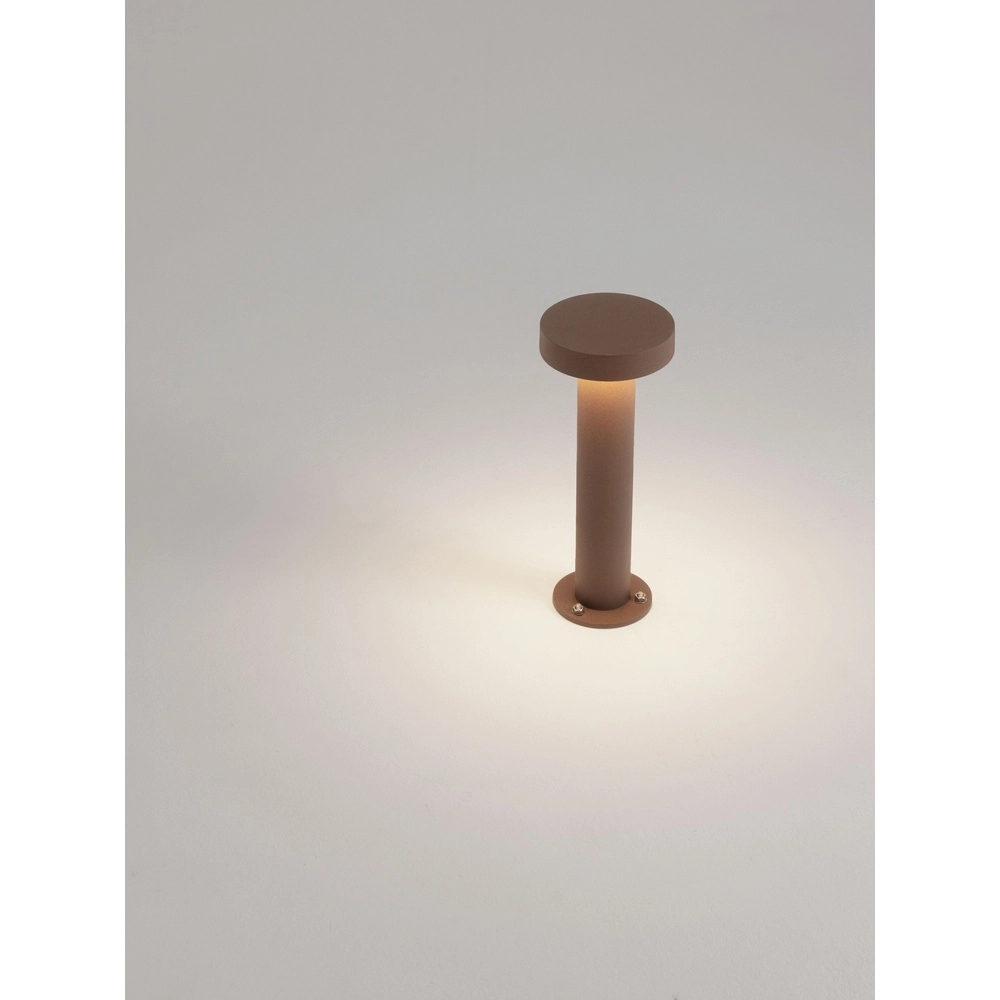 Desing tuinlamp Gong roestbruin 30cm - 2700K Lyora 5212017496201