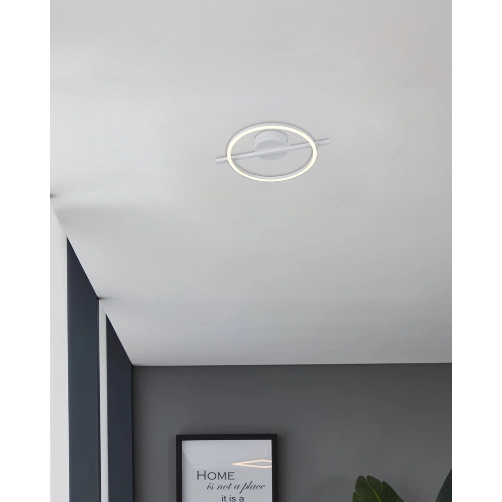 Led plafondlamp Amandolo met afstandsbediening - wit - rond Eglo 9008606303922