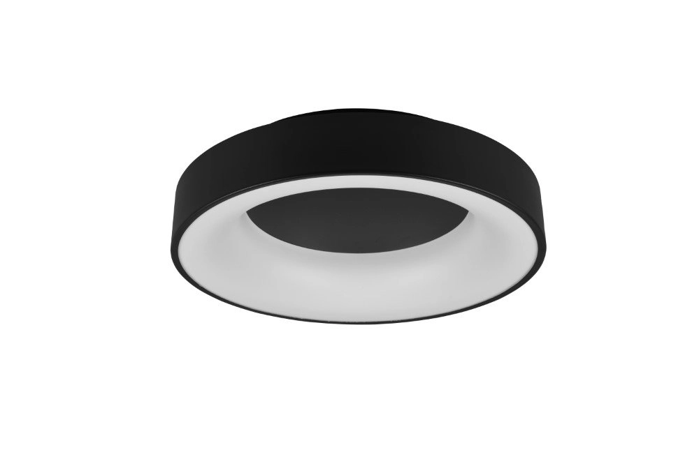 Led plafonnière Girona 27w - 3000K - 45cm zwart Trio 4017807489842