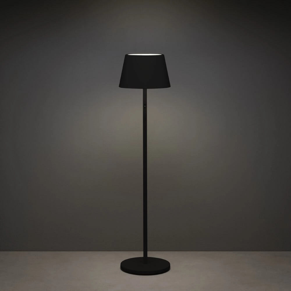 Oplaadbare schemerlamp voor buiten Pomezia zwart KonstSmide 7318307824759
