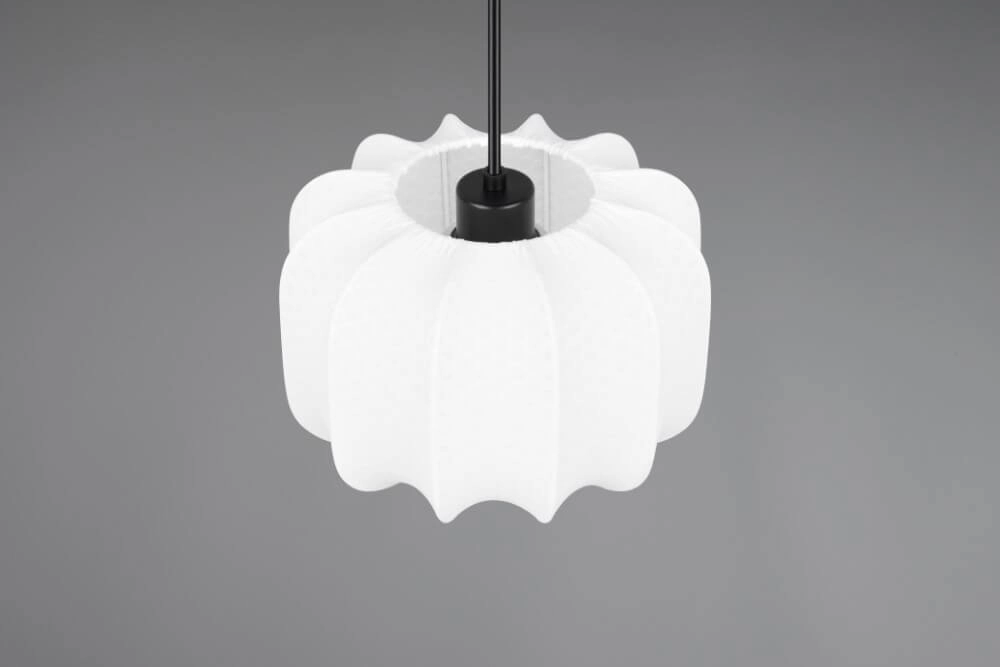 Witte design hanglamp Madleine Ø 25cm Trio 4017807637465