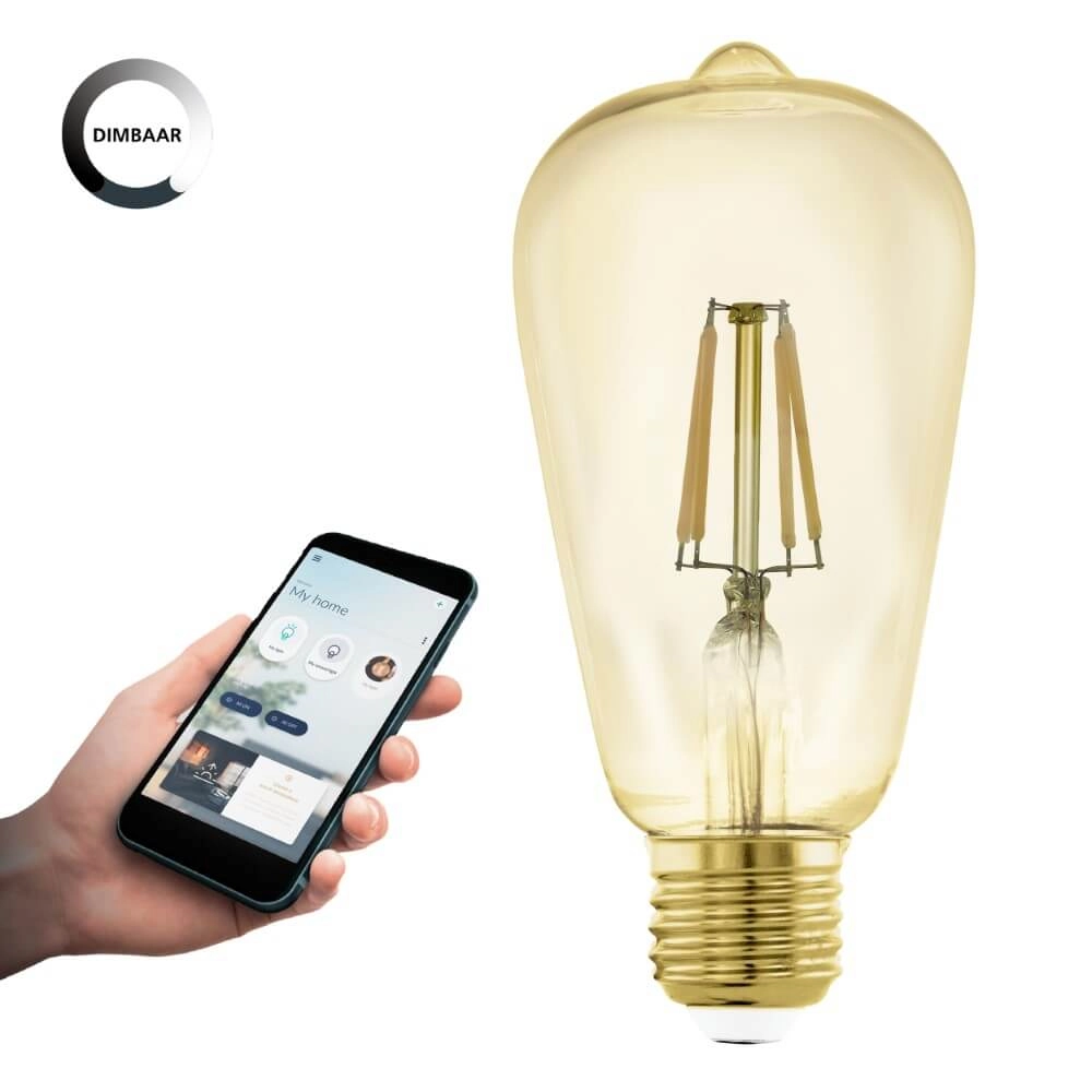 Led lampenbol Zigbee - E27 - 4.9 watt - 2200K - ST64 Eglo 9002759122225