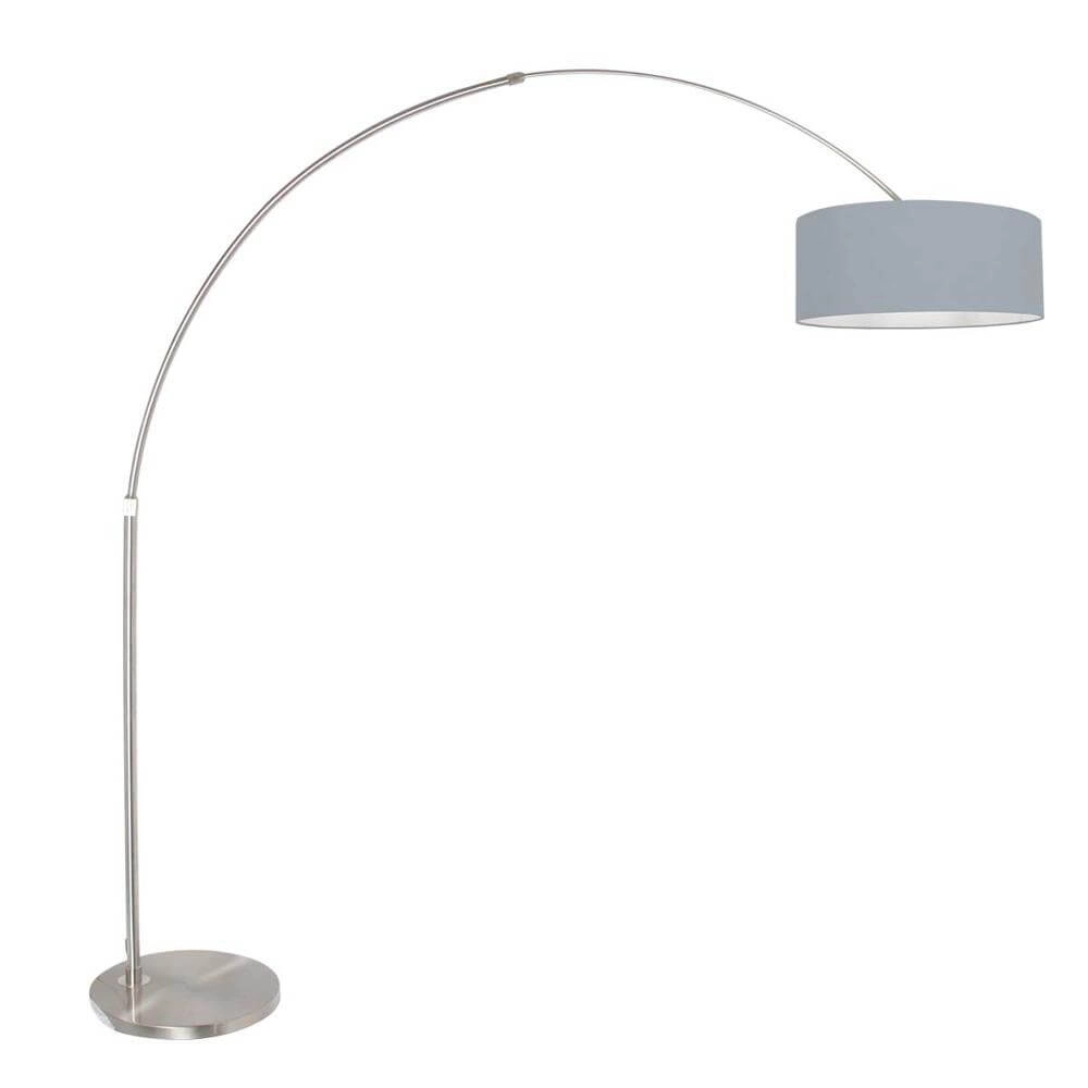 Booglamp Sparkled light metaal met lichtblauwe kap