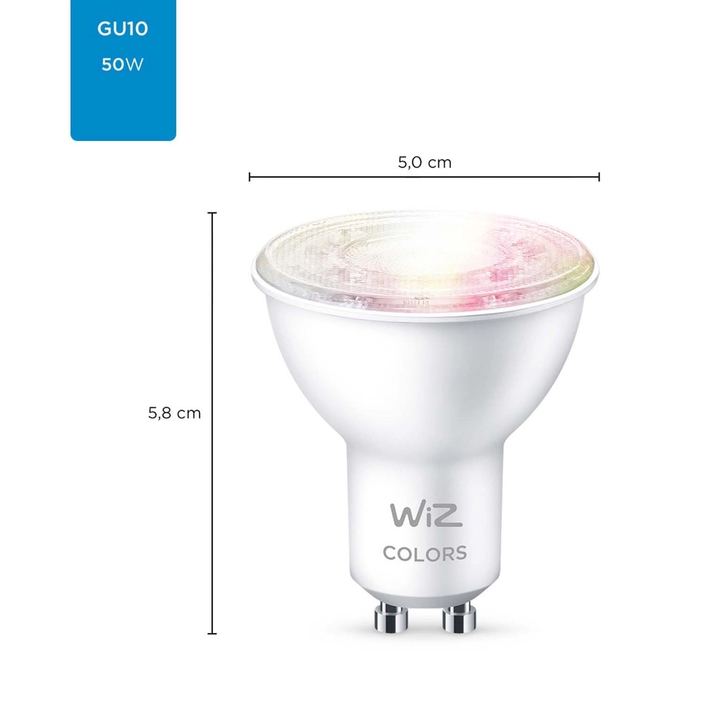 4,8W - GU10 - Led - RGB WiZ 8718699787134