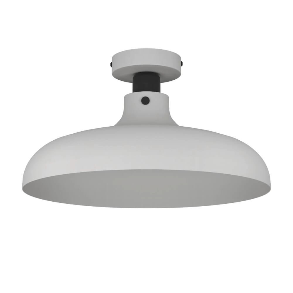 Grijze plafondlamp Matlock Ø 38cm Grijze plafondlamp Matlock Ø 38cm