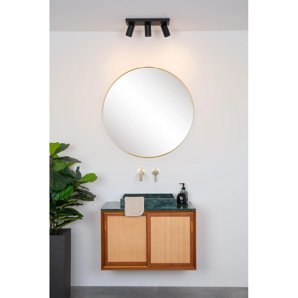 Plafondspot Taylor IP44 3-lichts zwart Lucide 5411212092656