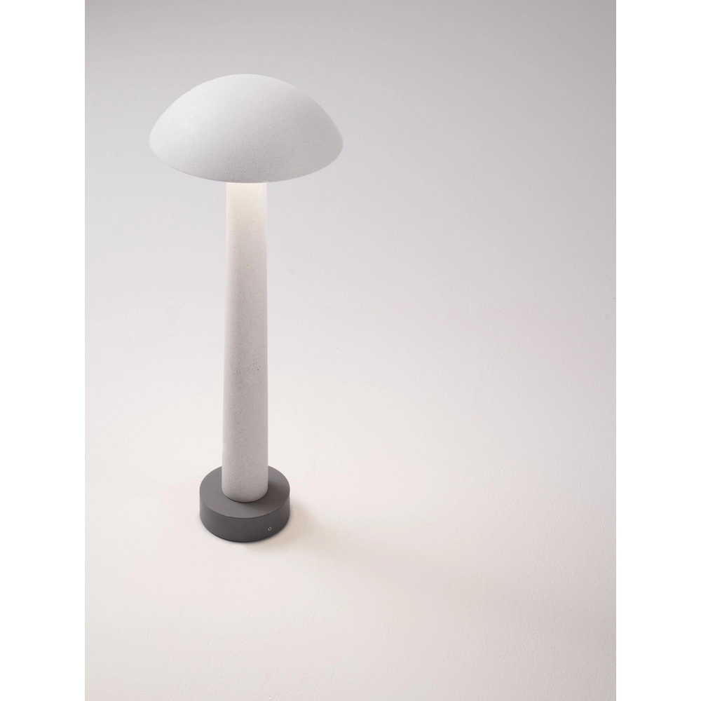 Ronde tuinlamp Tura wit 55cm Lyora 5212017471543