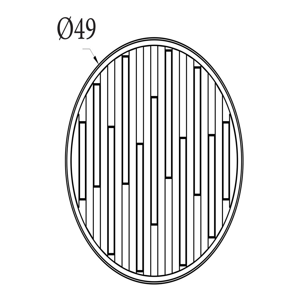 Plafonniere Equalise zwart met hout Searchlight 5053423298016