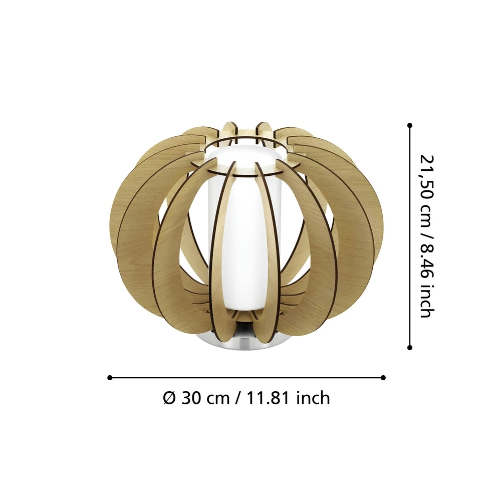 Tafellampje Stellato 1 hout Eglo 9002759956035