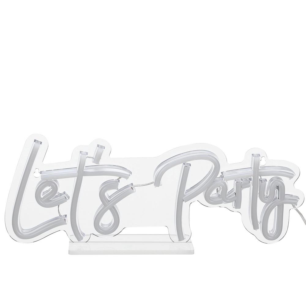 Neon wandlamp Neon-Tales "Let's party" Brilliant 4004353477874