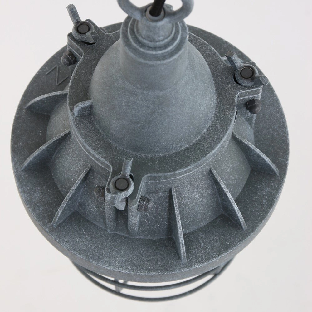 Landelijke hanglamp Mistral 17cm vintage grijs Steinhauer 8712746111842