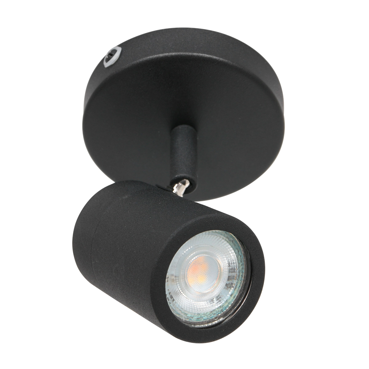 Badkamer spot Upround LED zwart Steinhauer 8712746133479