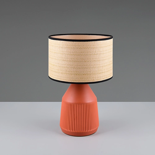 Tafellamp Formentera Ø 28cm terracotta Trio 4017807678147