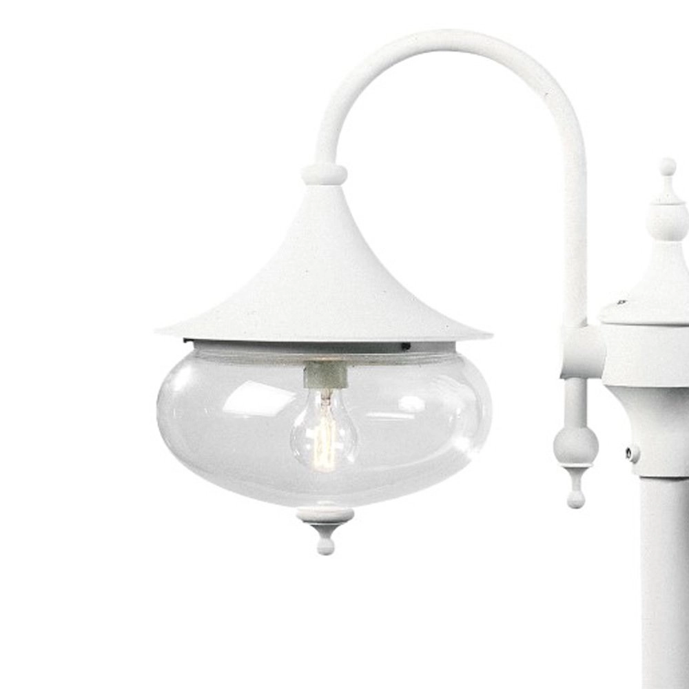 Klassieke lantaarnkap Libra 2-lichts wit KonstSmide 7318306202503