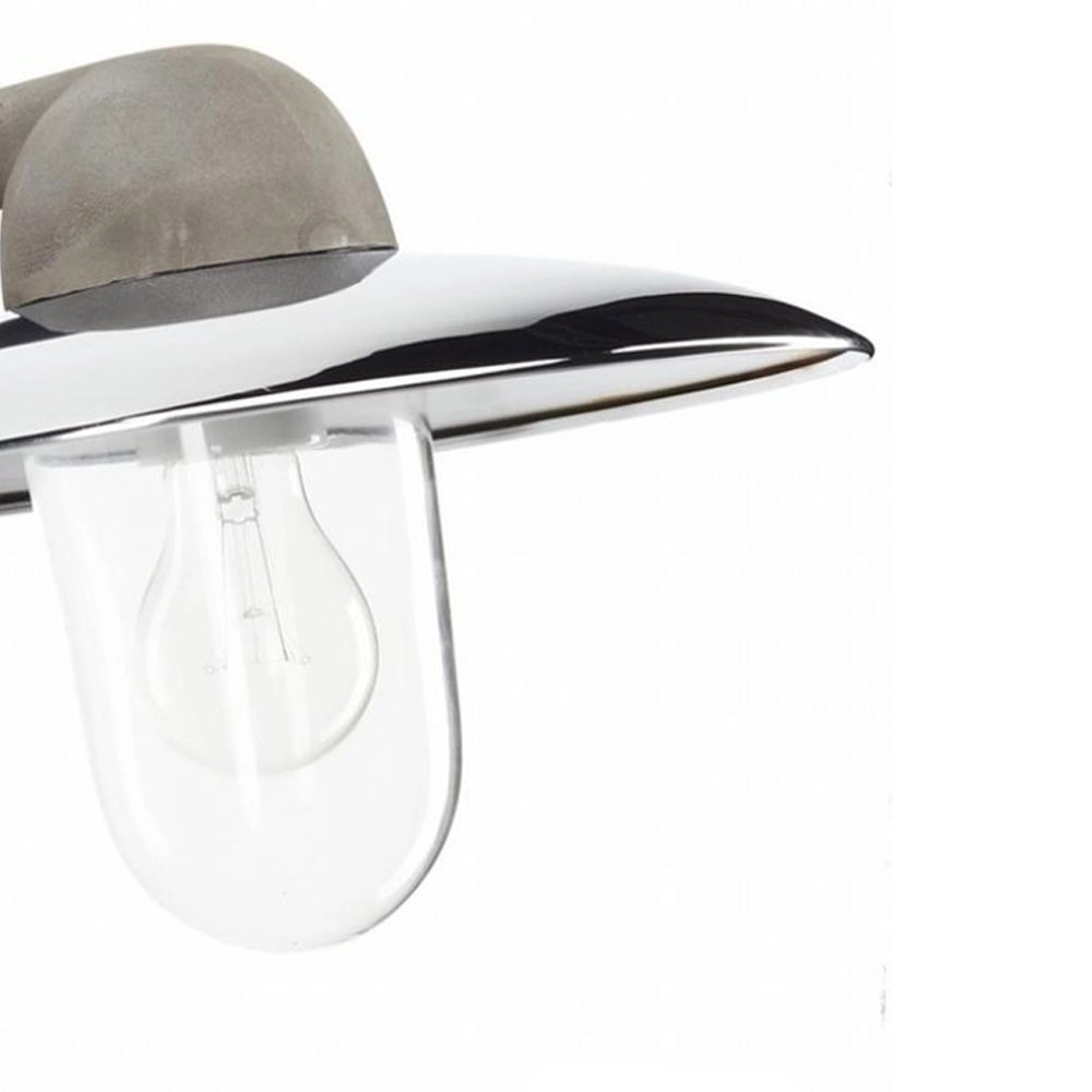 Industrie stallamp Fabrique metaalgrijs met chroom KS Verlichting 8714732119658