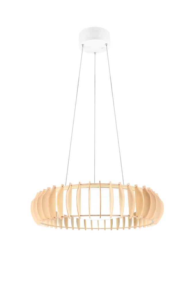 Houten hanglamp Monte Ø 60cm Trio 4017807600100