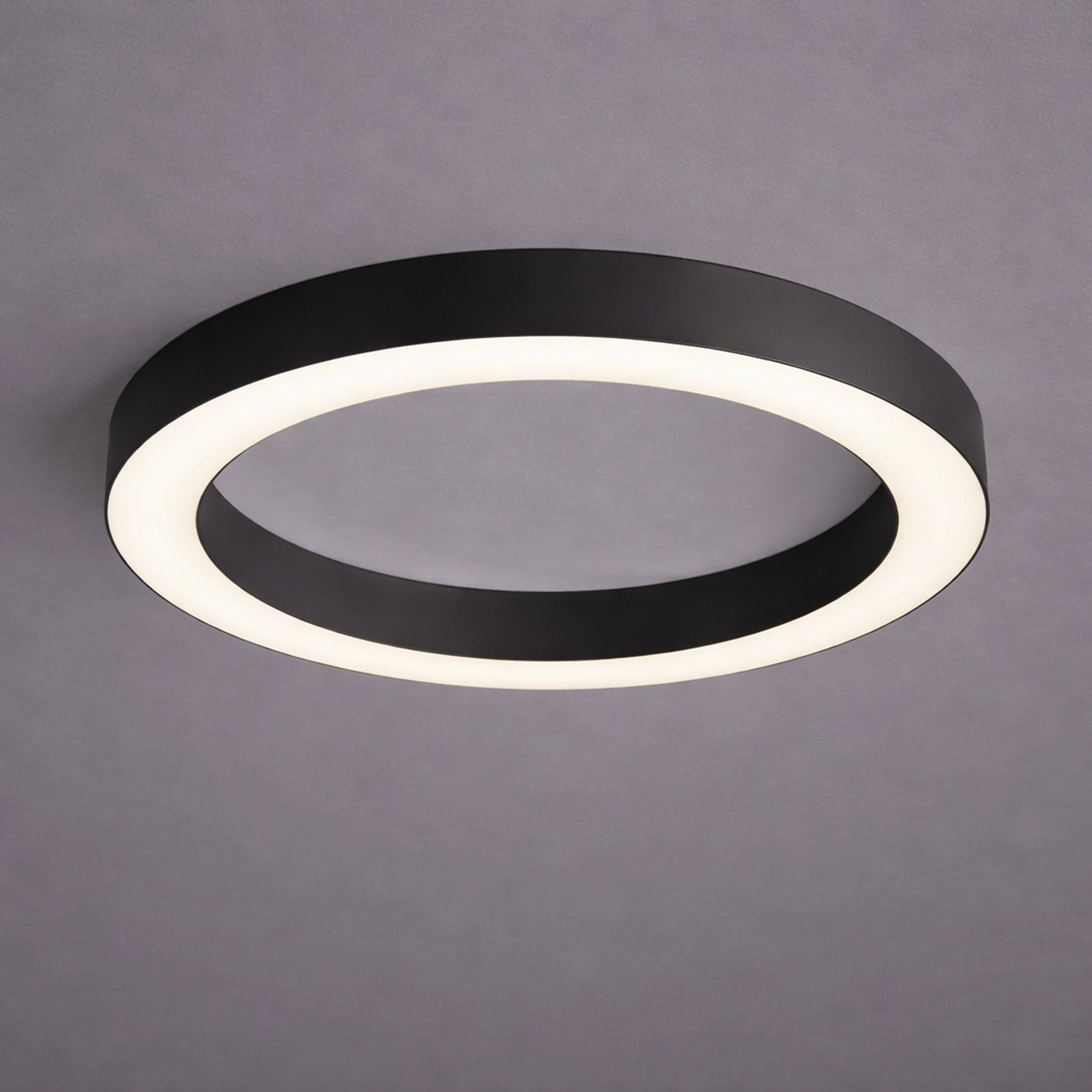 Design plafondlamp Hey-lo zwart Ø 60cm