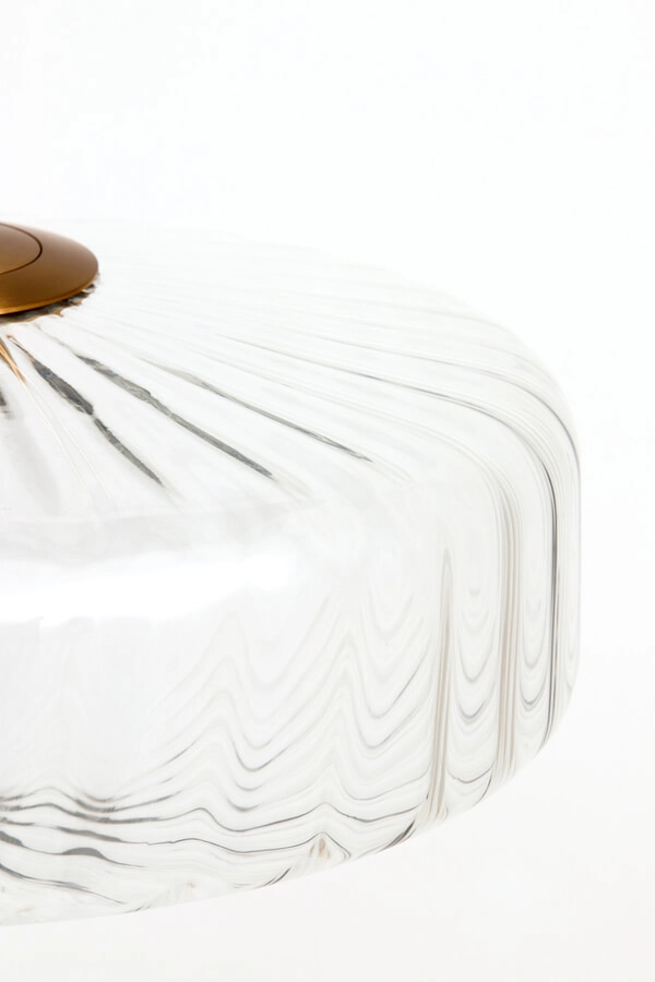 Hanglamp Pleat goud Ø30cm Light & Living 8717807687793
