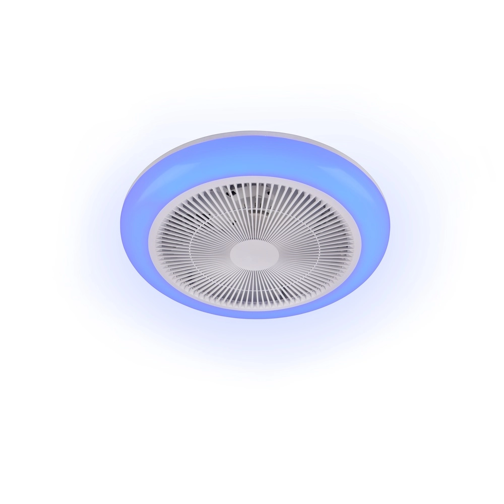 Design ventilator Holmsund wit Ø 46cm met RGB functie Trio 4017807688665