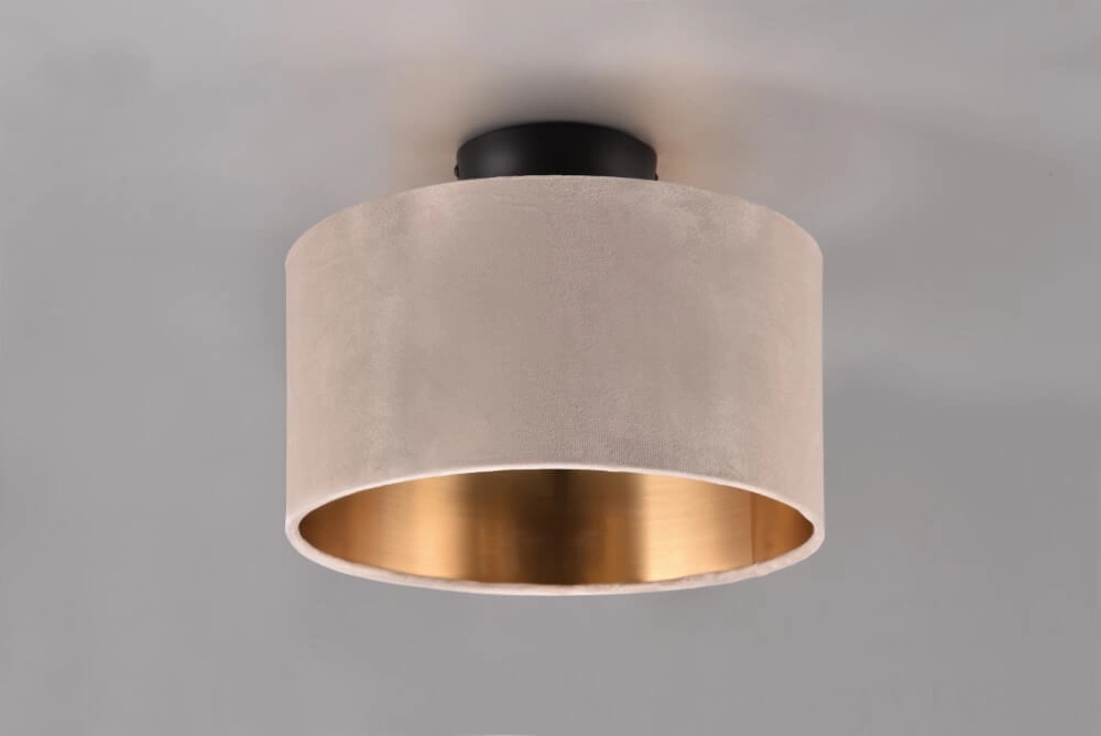 Plafondlamp Julieta fluwele kap Trio 4017807574128