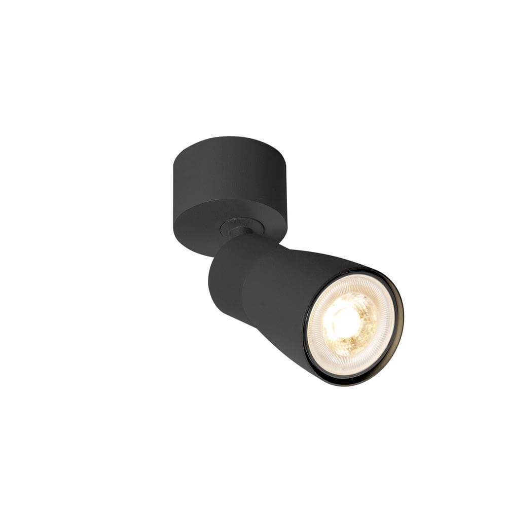 Opbouwspot Puri 2.0 Dome zwart enkel Opbouwspot Puri 2.0 Dome zwart enkel