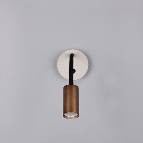 Wandlampje Taryn mokka bruin met schakelaar Trio 4017807685695