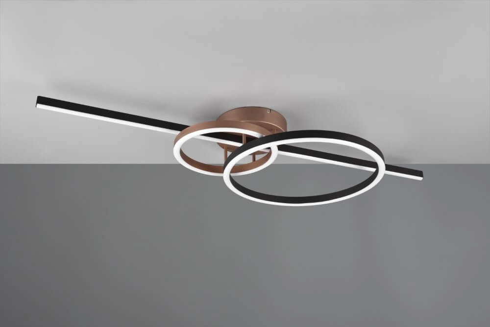 Plafondlamp Montilla zwart Trio 4017807585230