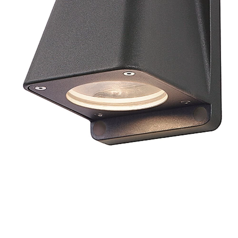 Muur downlighter Wallyx GU10 15cm antraciet SLV 4024163113304