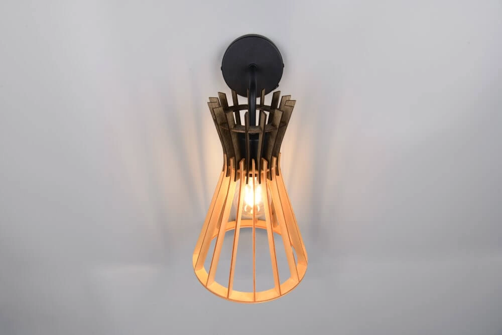 Design hanglamp Alice hout Trio 4017807637366