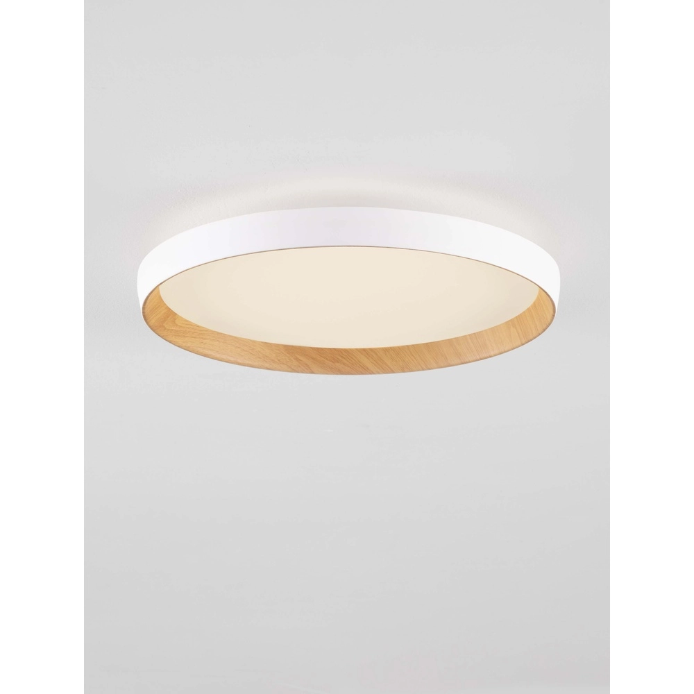 Plafonniere Vomos wit Ø 40cm Lyora 5212017448750