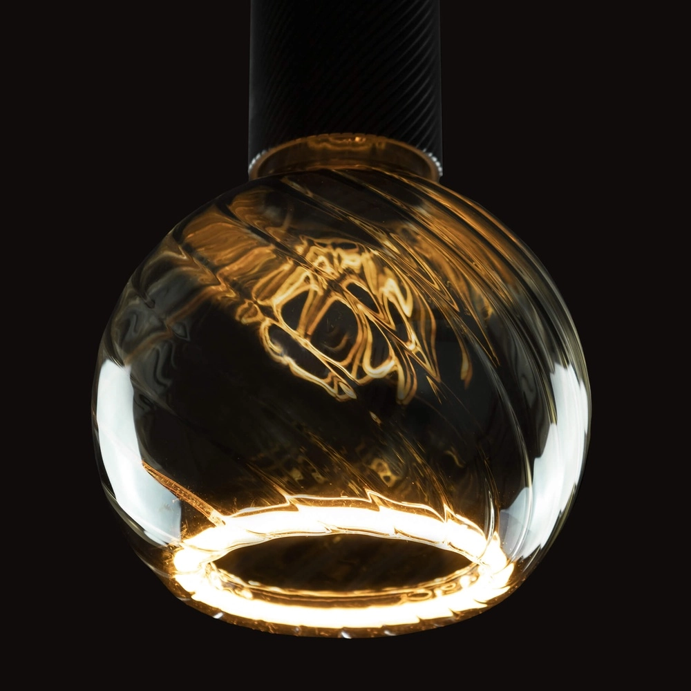 Design lichtbron Floating smoke twist - 6W - E27 - 220lm - 1900K - Ø 12,5cm